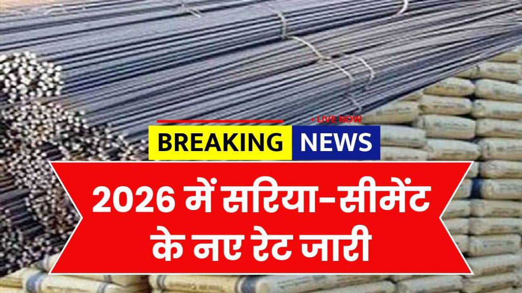 Aaj Ka Sariya Cement Bhav